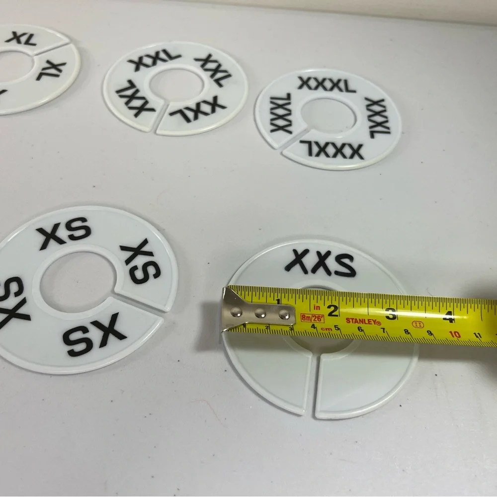 Size Markers for Racks Clothing Rack Organization Storage